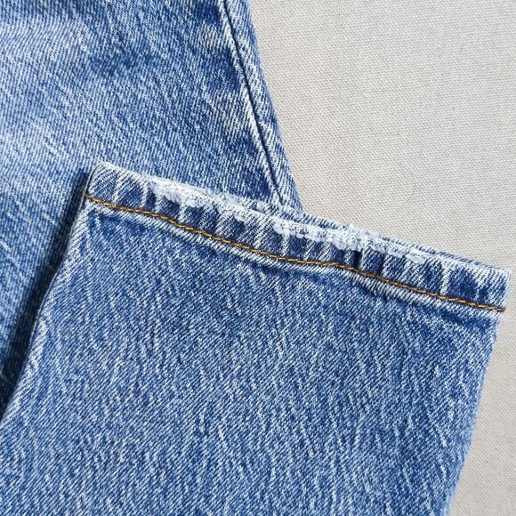 Levi's 501 S Skinny Classic jeans women's size W26/L28 medium washed denim blue - Picture 12 of 15